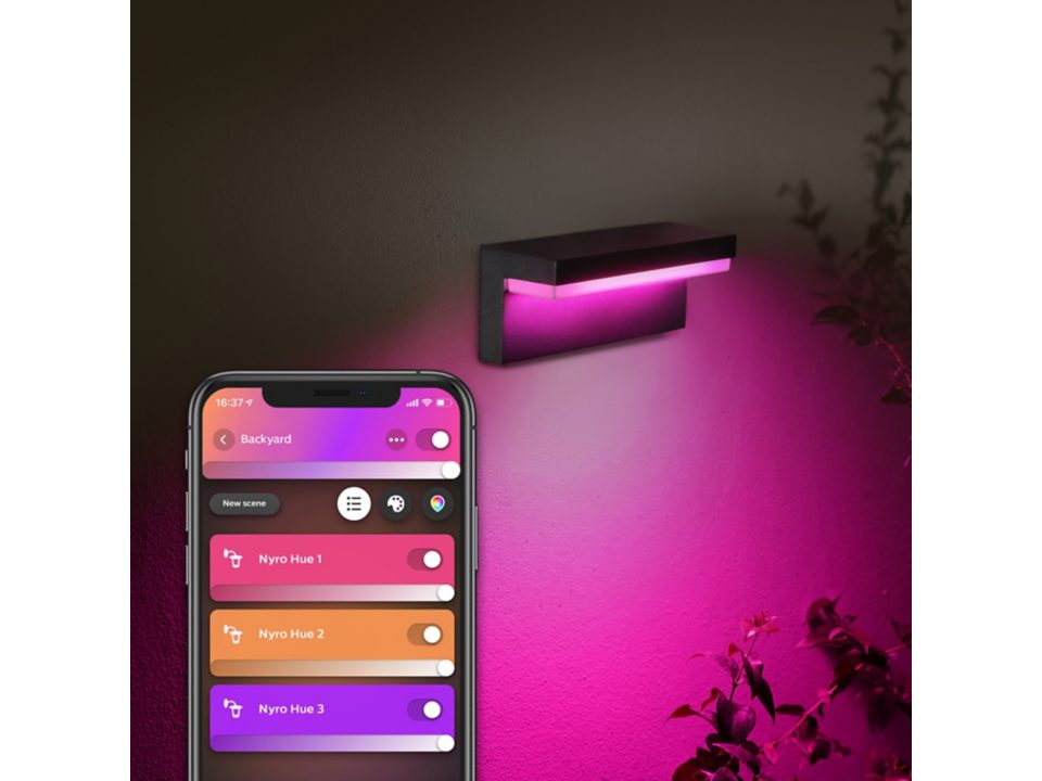 Philips Hue - Nyro Væglampe - Udendørs