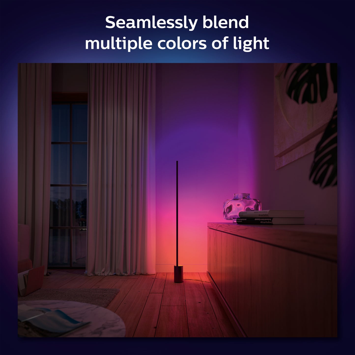 Philips Hue Gradient Signe gulvlampe - sort