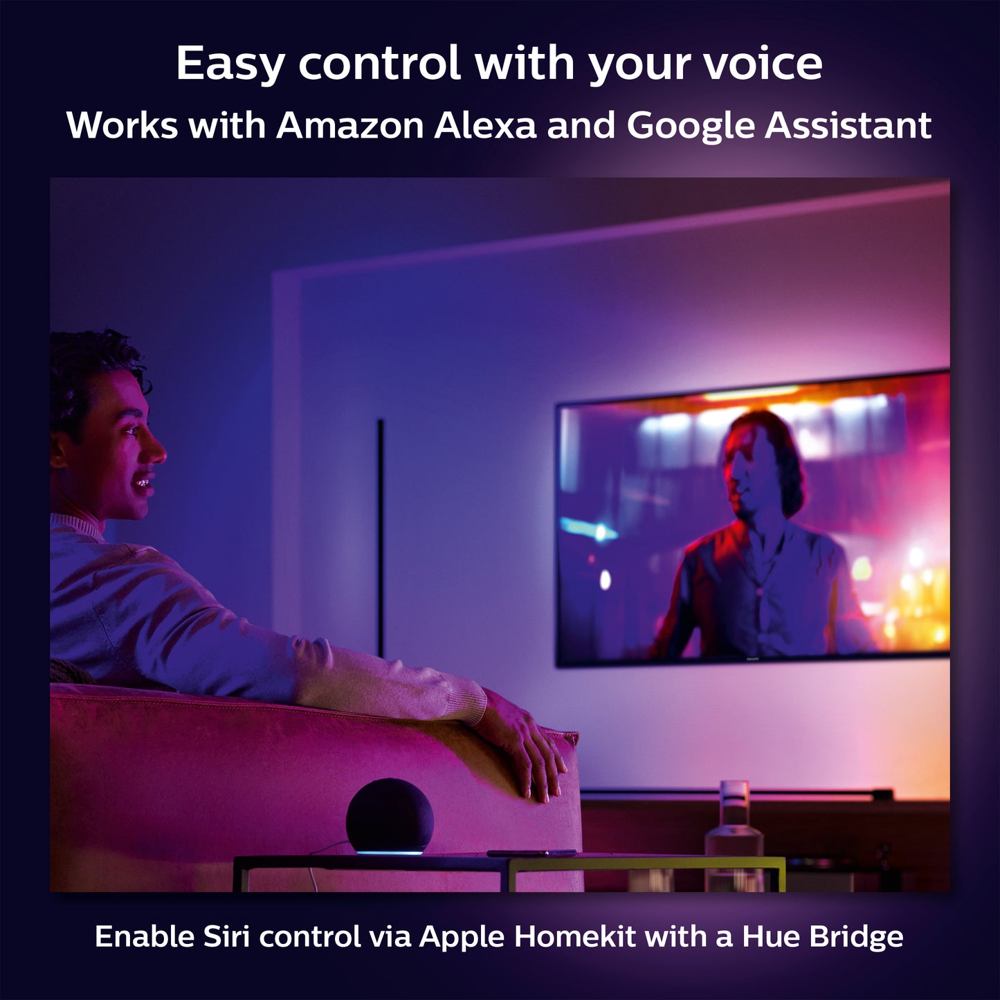 Philips Hue Gradient Signe gulvlampe - sort