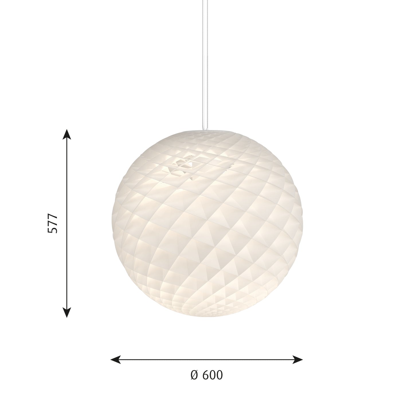 Louis Poulsen - Patera hänge - Ø450 - Vit