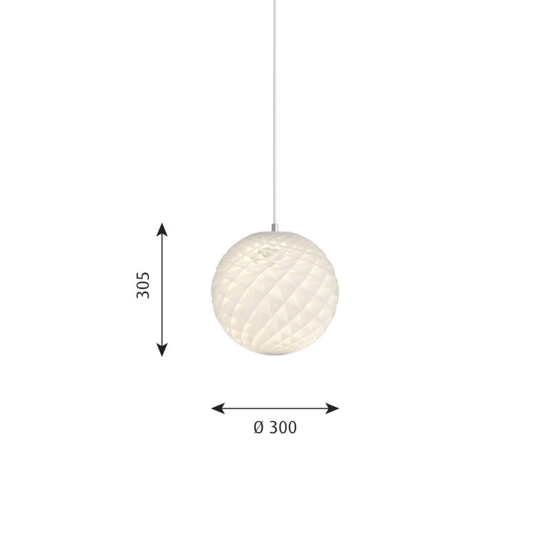 Louis Poulsen - Patera Pendel - Ø30 - Hvid