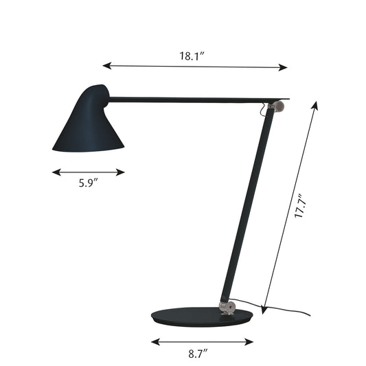 Louis Poulsen NJP Bordlampe - Sort