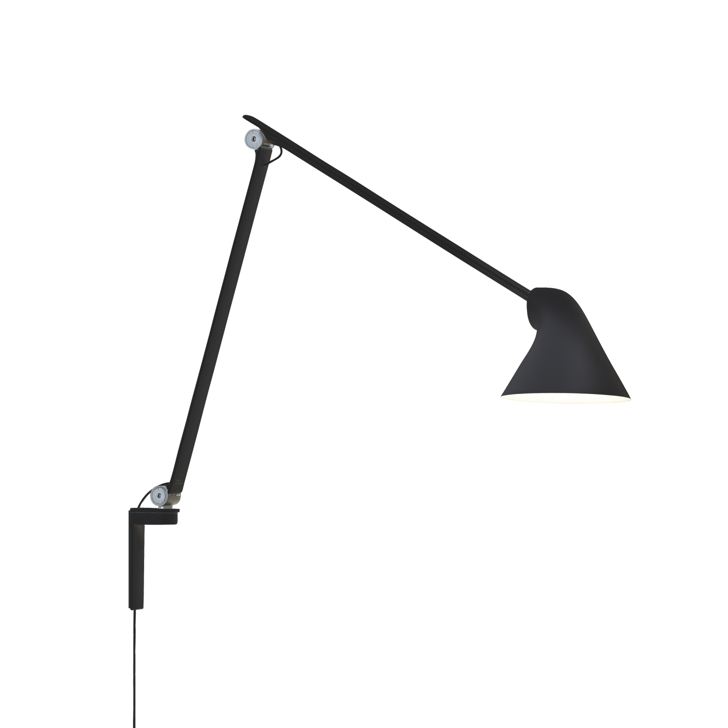 Louis Poulsen - NJP Vägglampa Lång Arm - Svart