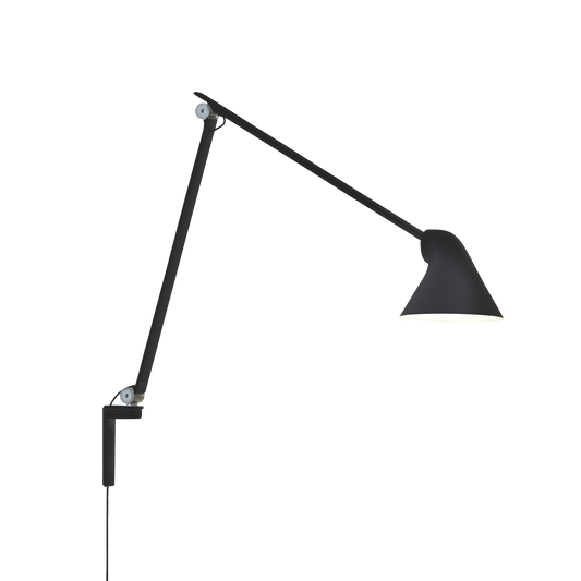 Louis Poulsen - NJP Væglampe Lang Arm - Sort