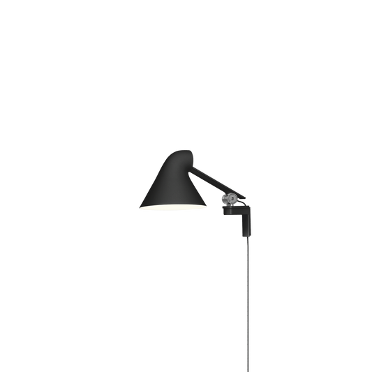 Louis Poulsen - NJP Væglampe Kort Arm - Sort