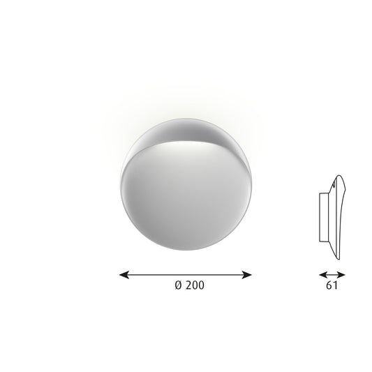 Louis Poulsen Flindt Væglampe LED - Aluminium Ø20