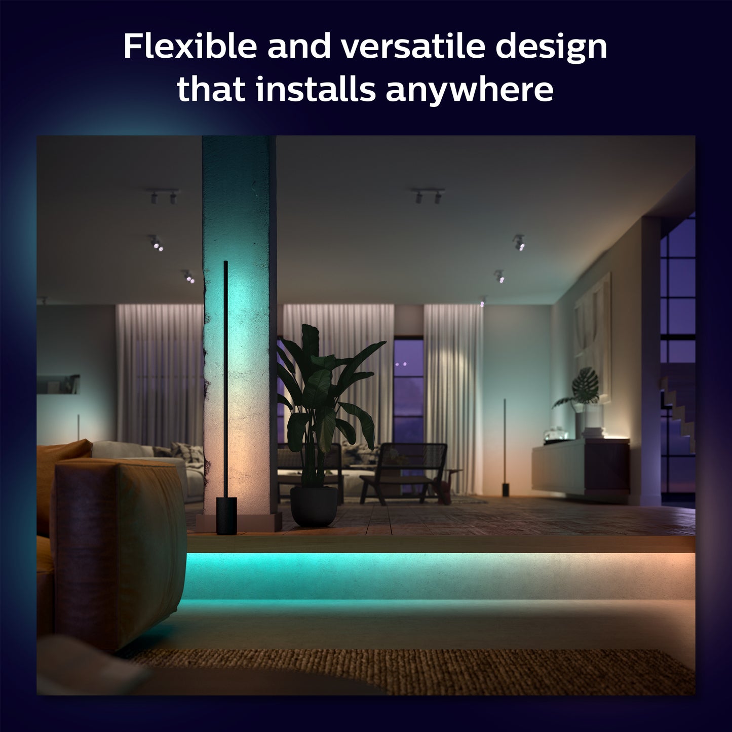 Hue gradient lightstrip bas EU UK