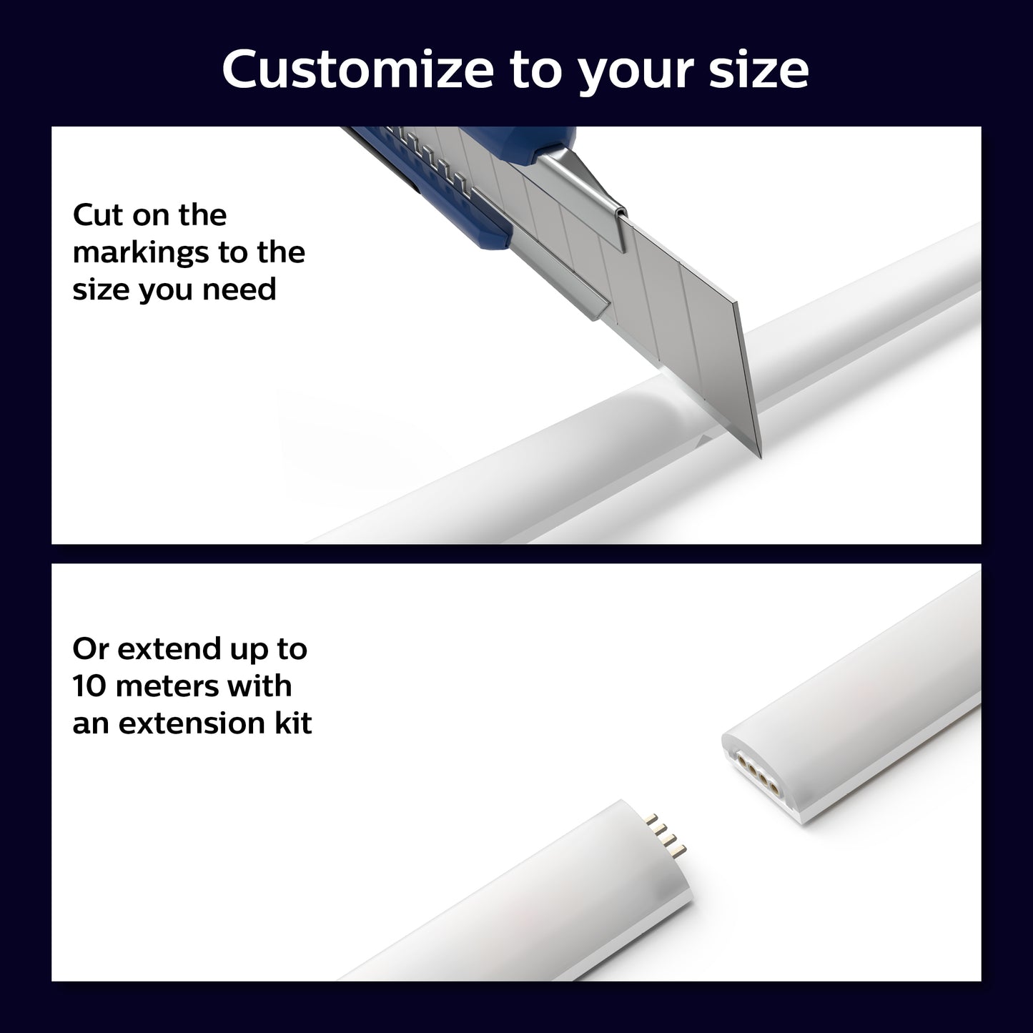 Hue gradient lightstrip bas EU UK