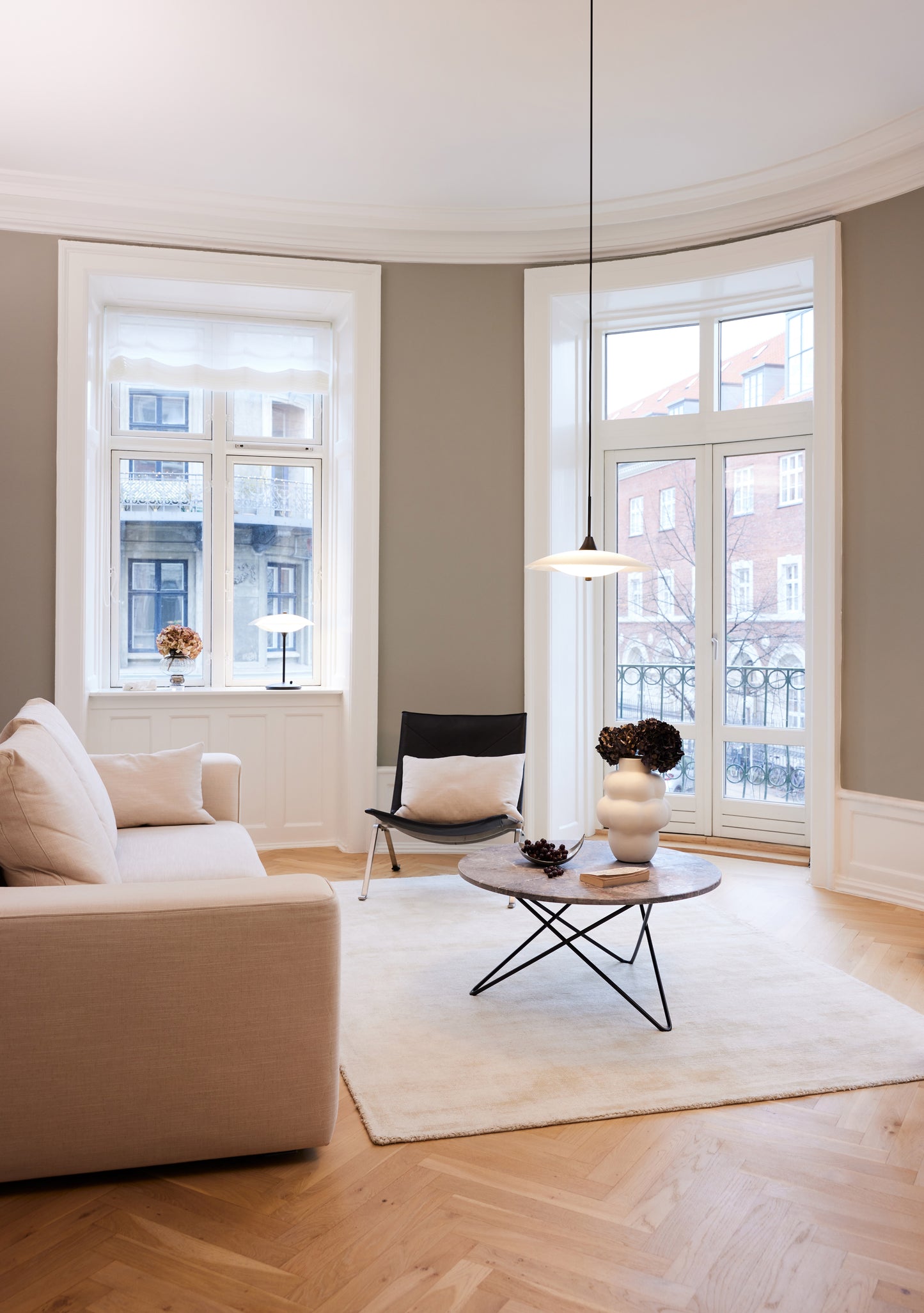 Halo Design Baroni pendel Ø40 - Opal/Black