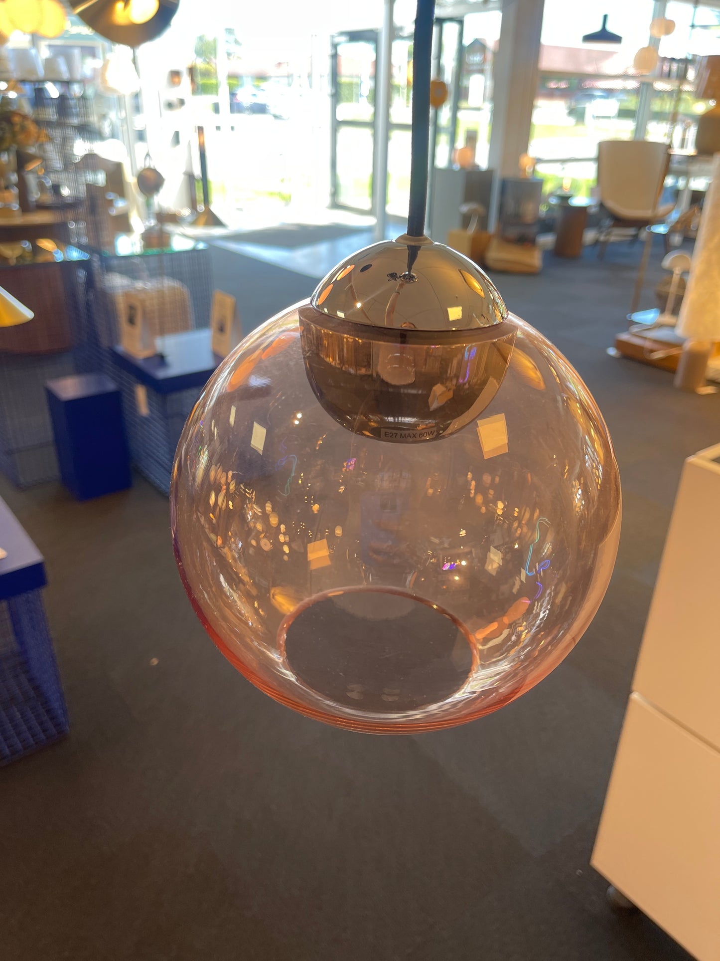 Halo Design Bubbles Pendel Ø18 - Rosa/Krom