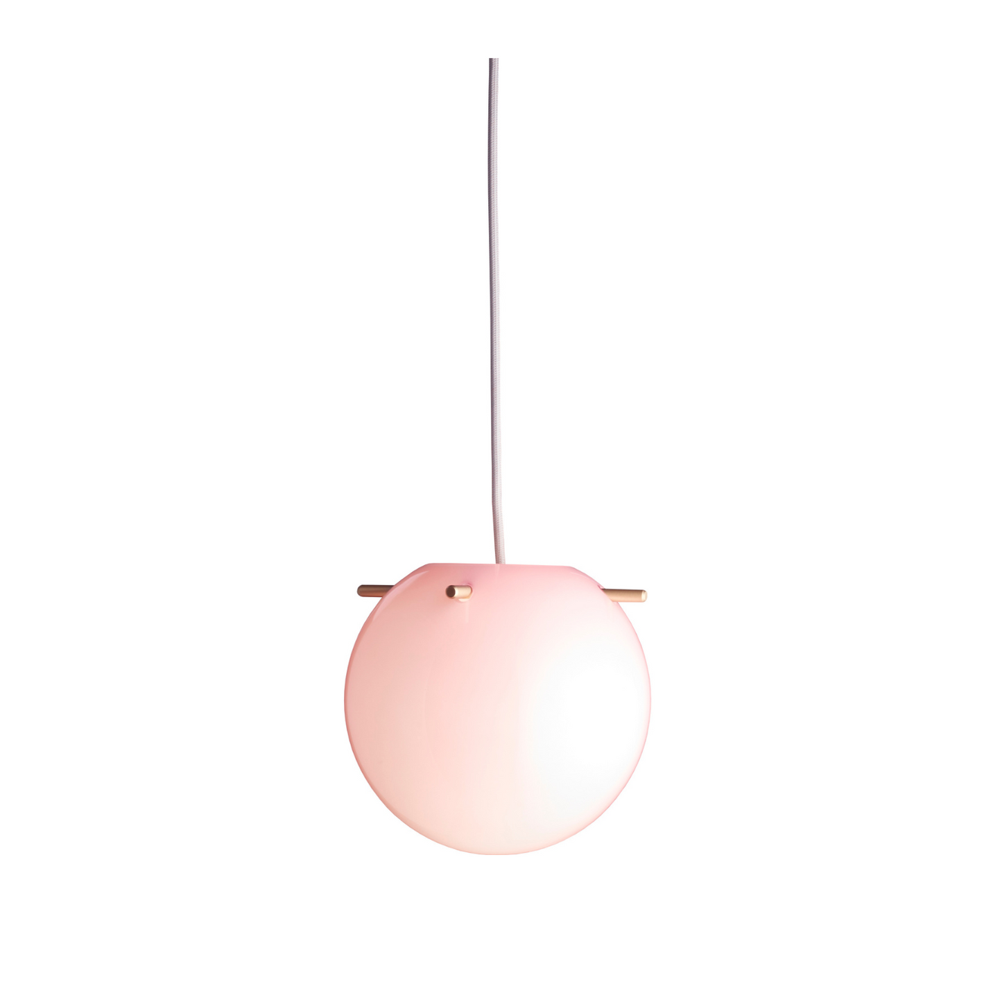 FRANDSEN Koi Pendel Ø25 - Opal Rose/Brass Sticks