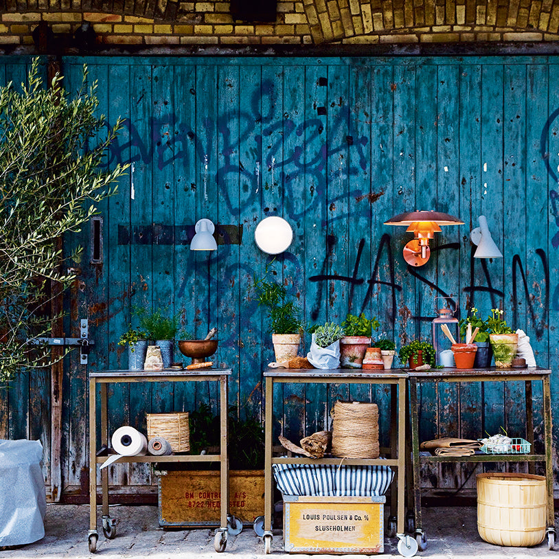 Louis Poulsen - AJ 50 - Udendørs Væglampe - Grå