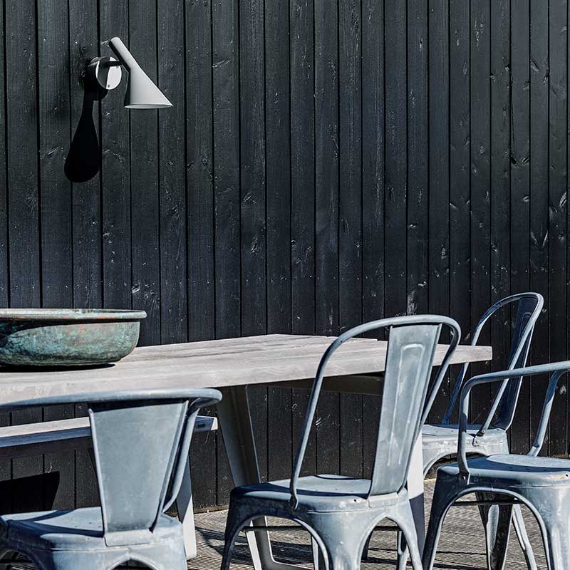 Louis Poulsen - AJ 50 - Udendørs Væglampe - Grå