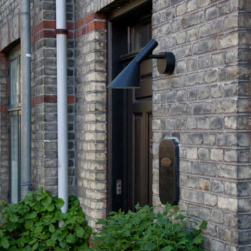 Louis Poulsen - AJ 50 - Udendørs Væglampe - Sort