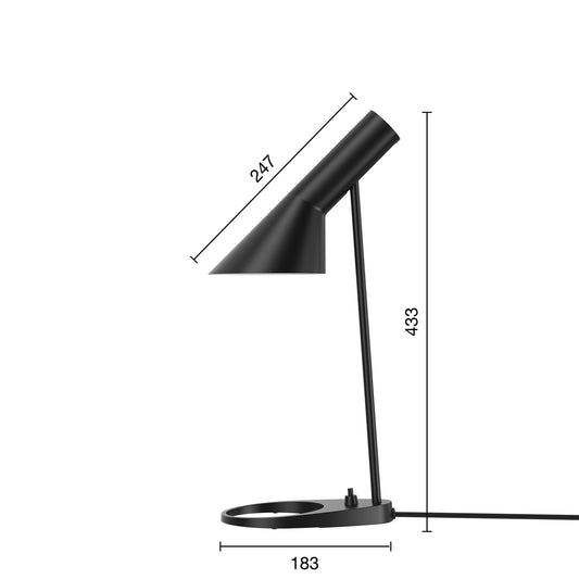 Louis Poulsen - Aj Mini Bordslampa - Svart