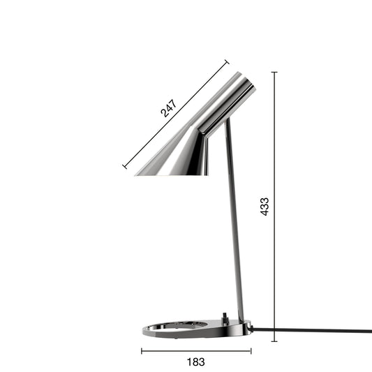 Louis Poulsen - AJ Mini Bordlampe - Stål
