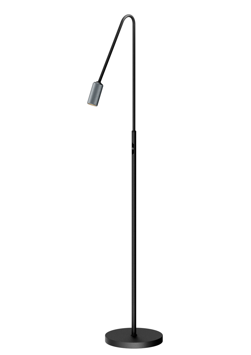 Antidark decor gulvlampe sort/alu