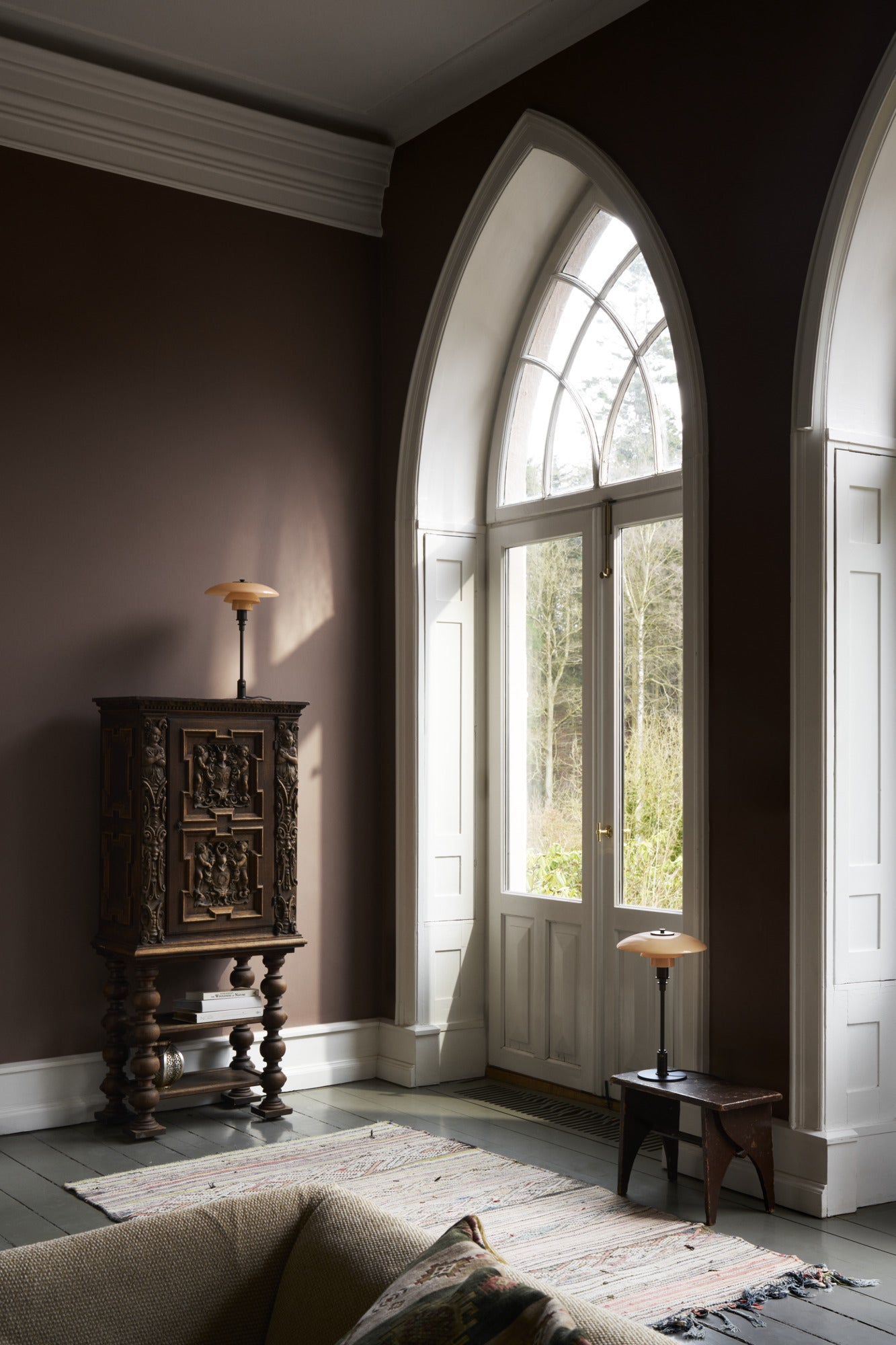 Louis Poulsen PH 3-2 Bordlampe - Dusty terracotta - limited edition 2025