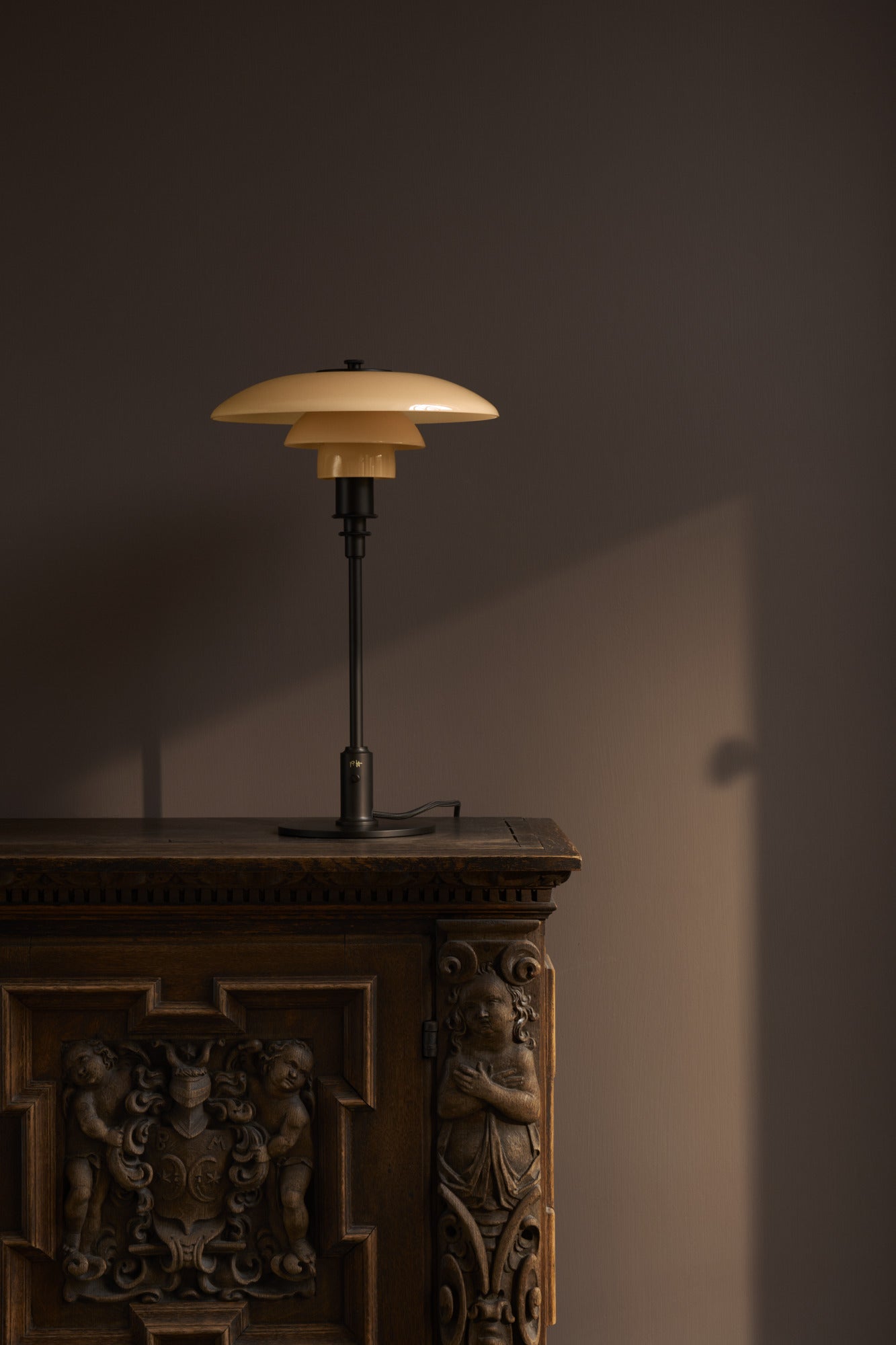Louis Poulsen PH 3-2 Bordlampe - Dusty terracotta - limited edition 2025