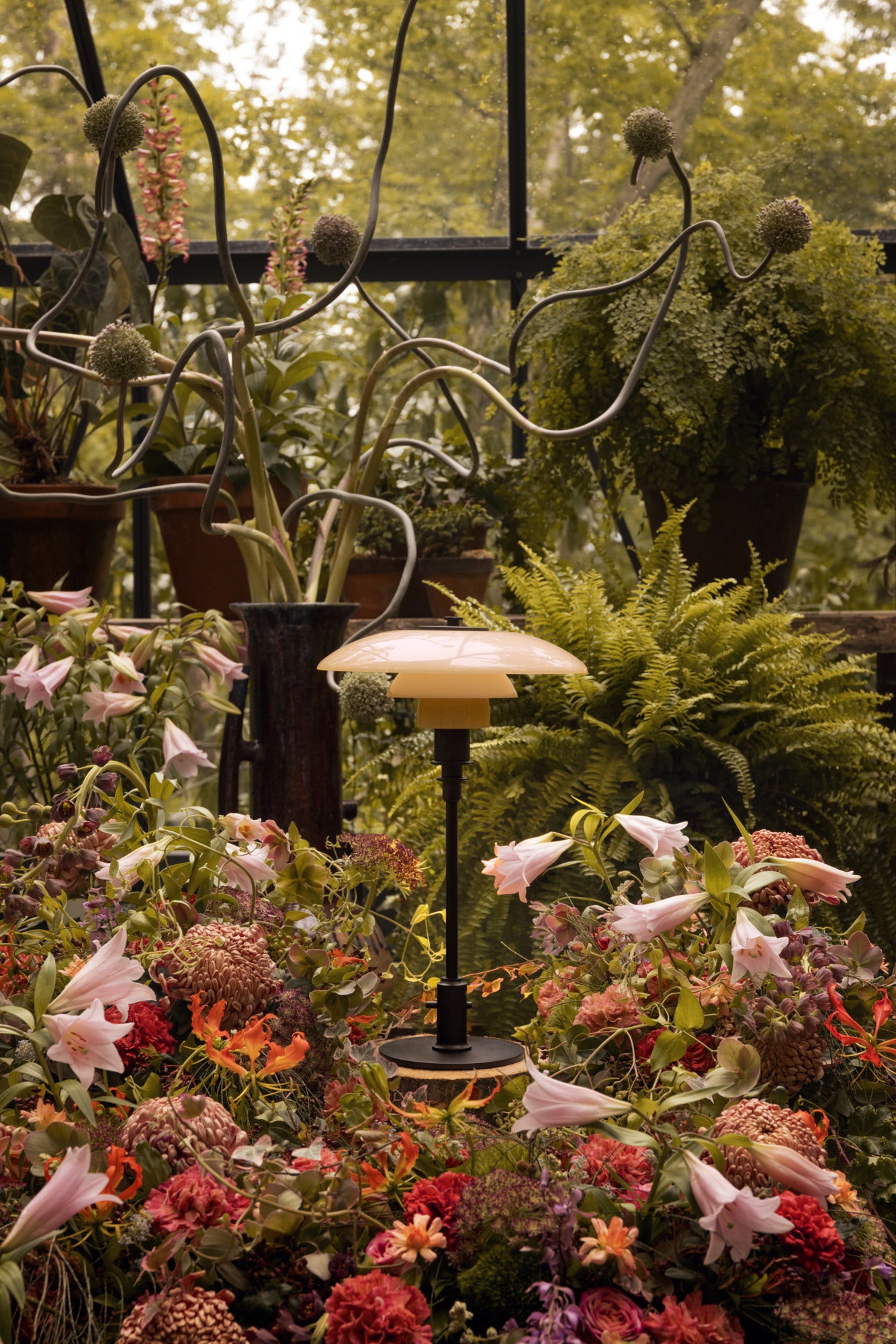 Louis Poulsen PH 3-2 Bordlampe - Dusty terracotta - limited edition 2025