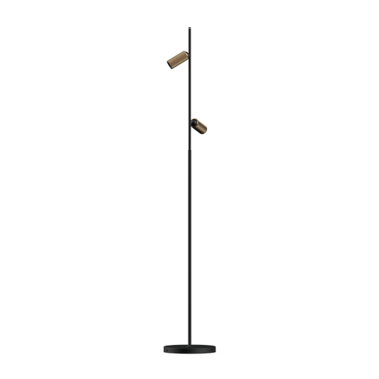 Antidark decor gulvlampe F2 sort/messing