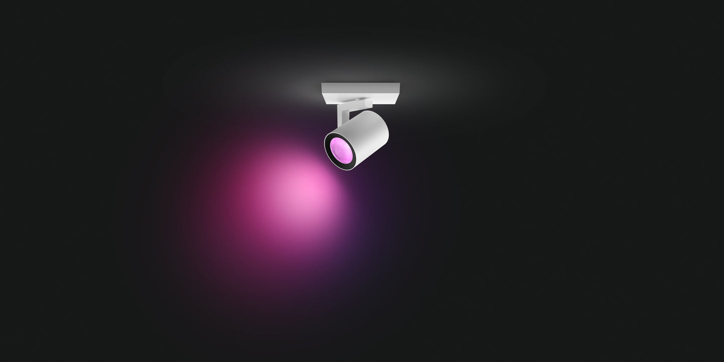 Philips Hue Argenta Hue Loftlampe Enkelt Spot - Hvid