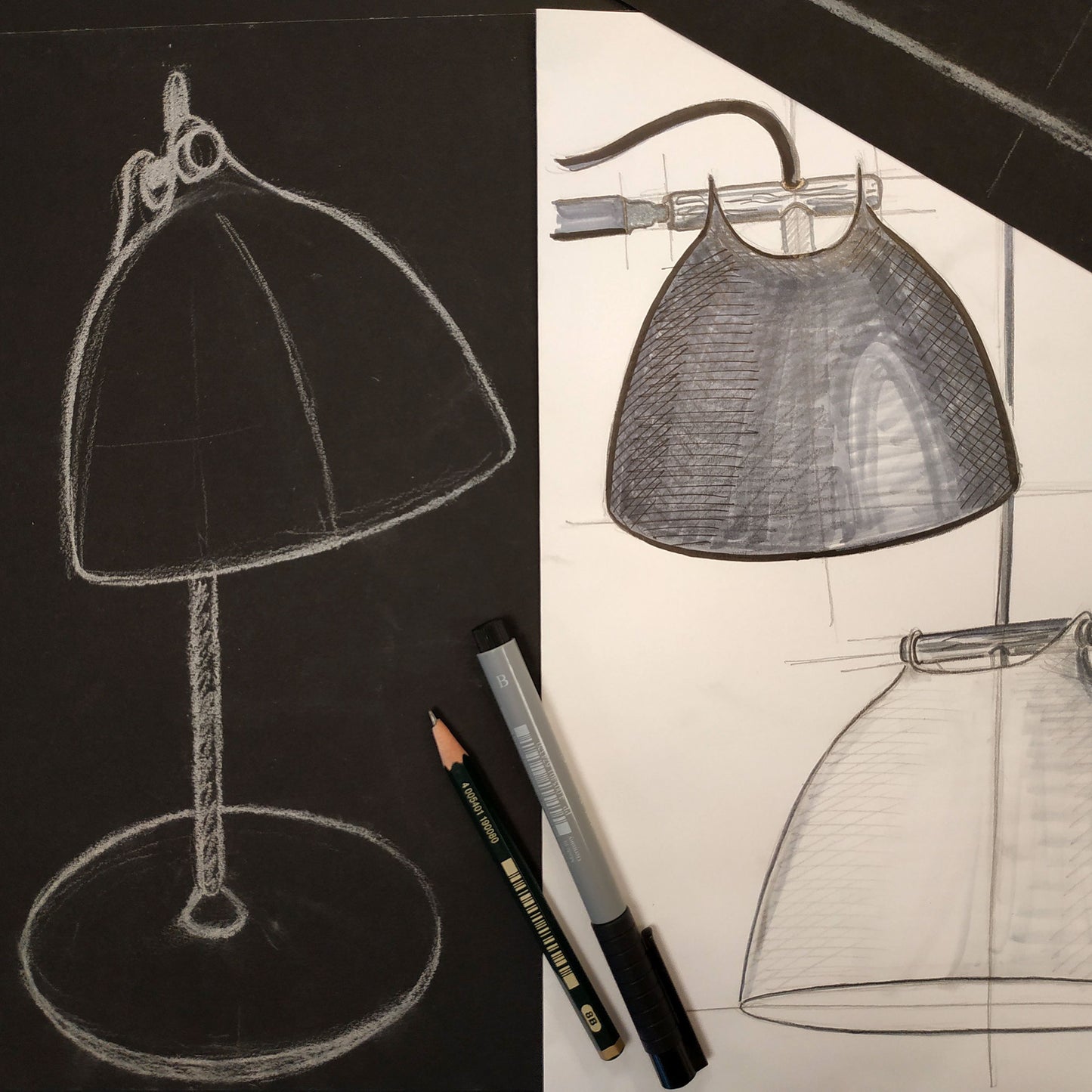 Halo Design Aarhus Bordslampa - Vit