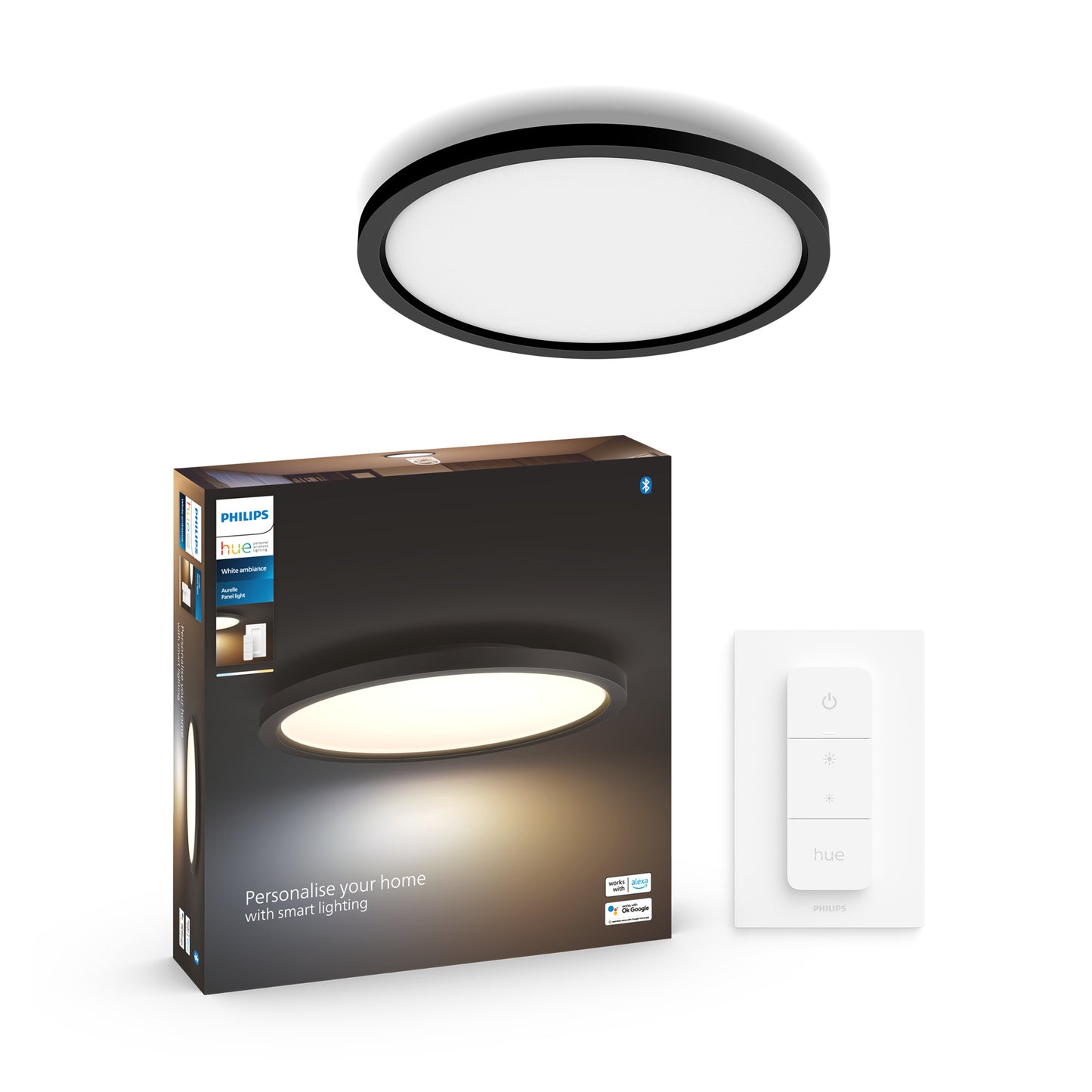 Philips Hue Aurelle Panel rund 21W loftlampe Ø39,5