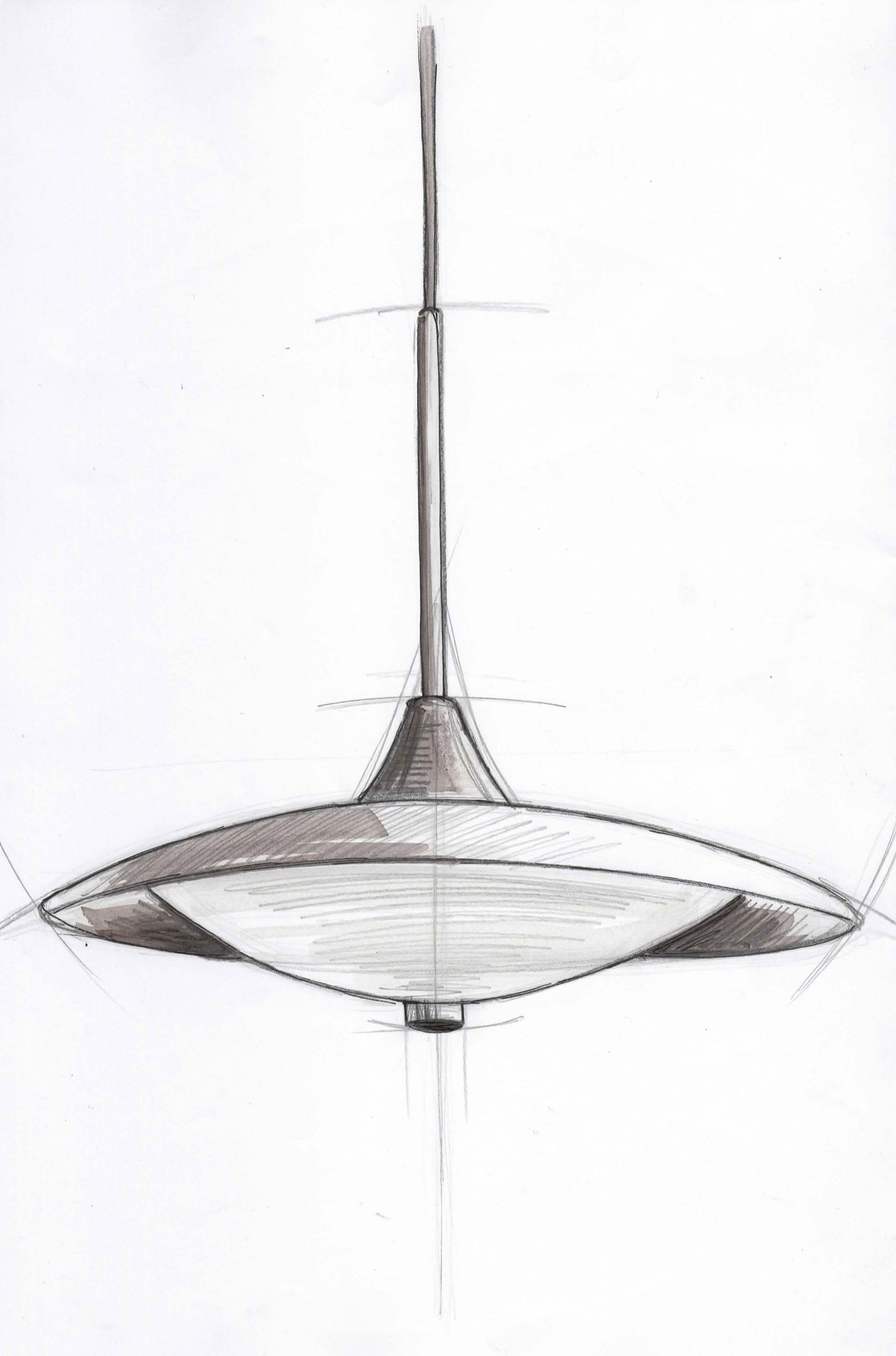 Halo Design Baroni pendel Ø40 - Opal/Black