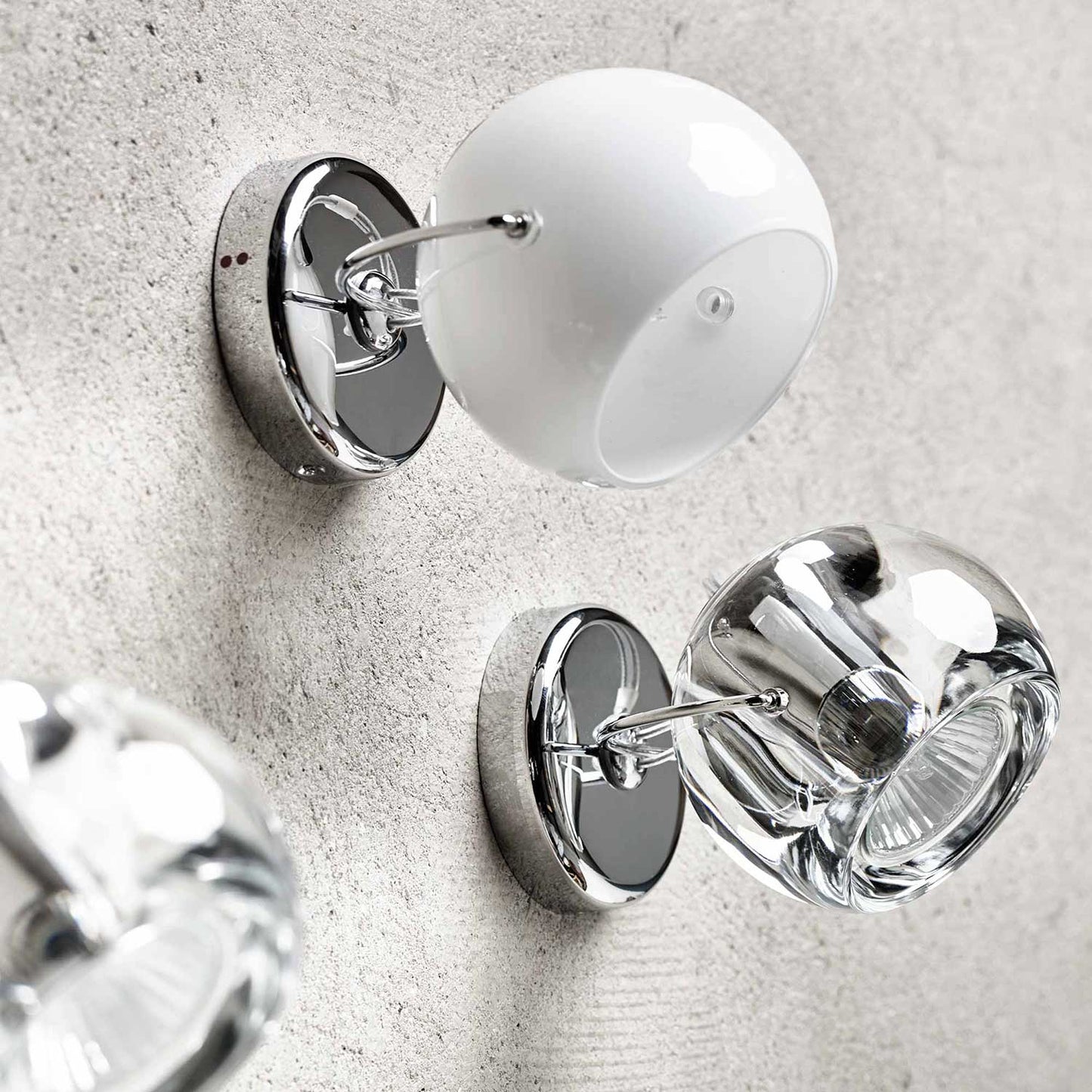 Beluga Væg-/Loftlampe opal hvid - Fabbian