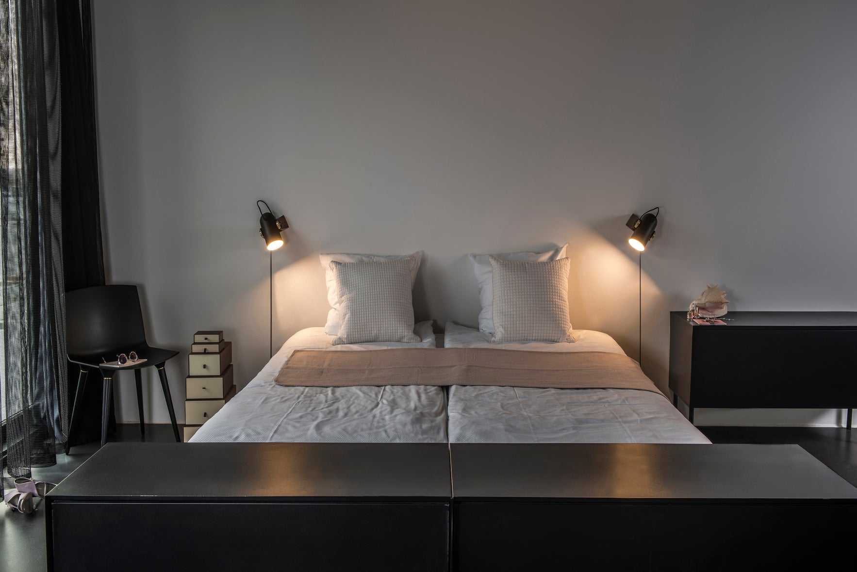 Carronade væglamper som sengelamper