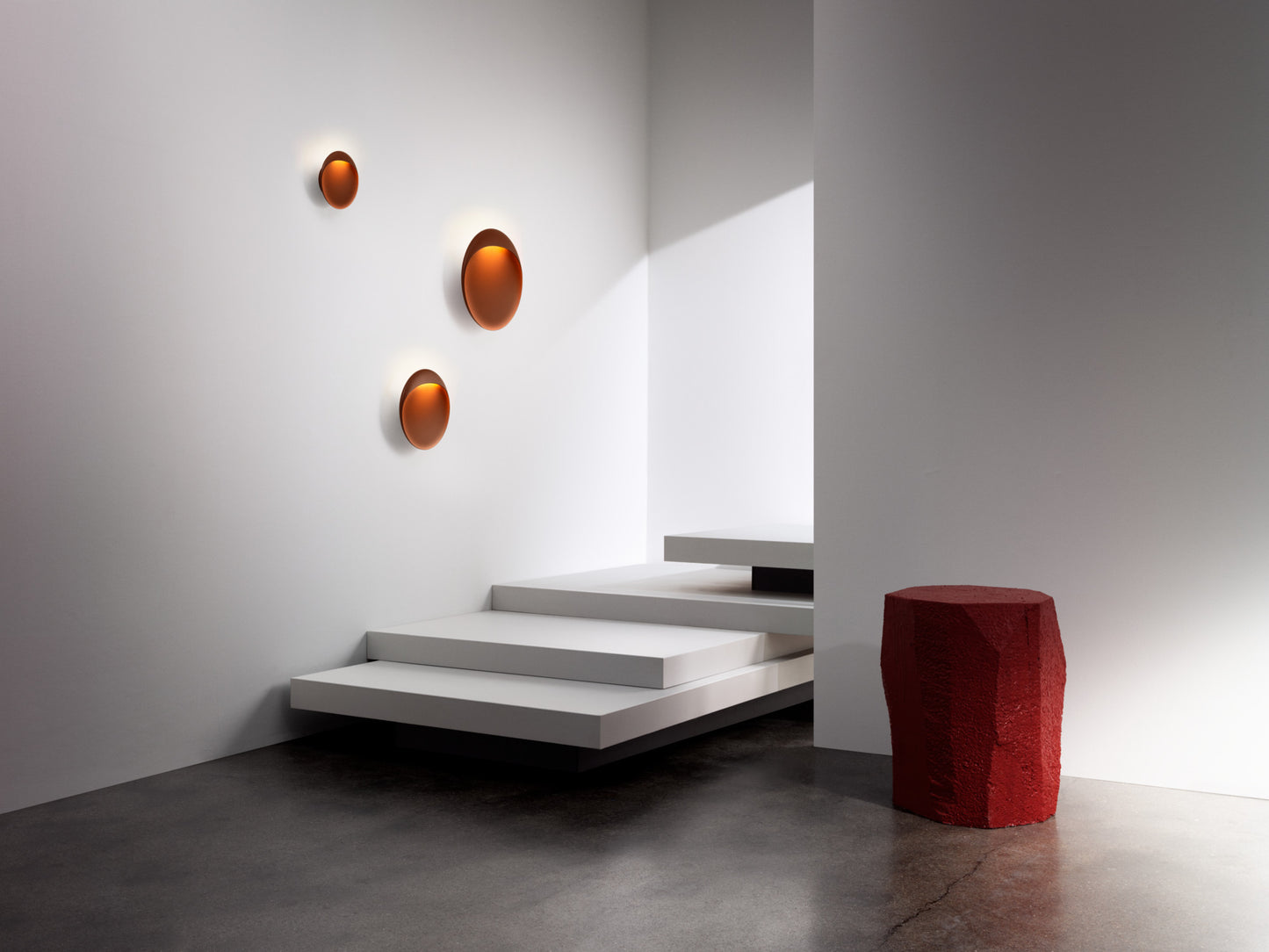 Louis Poulsen Flindt Væglampe LED - Corten Ø40
