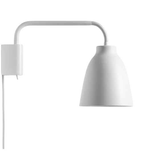 Fritz Hansen Caravaggio Read Væglampe Hvid