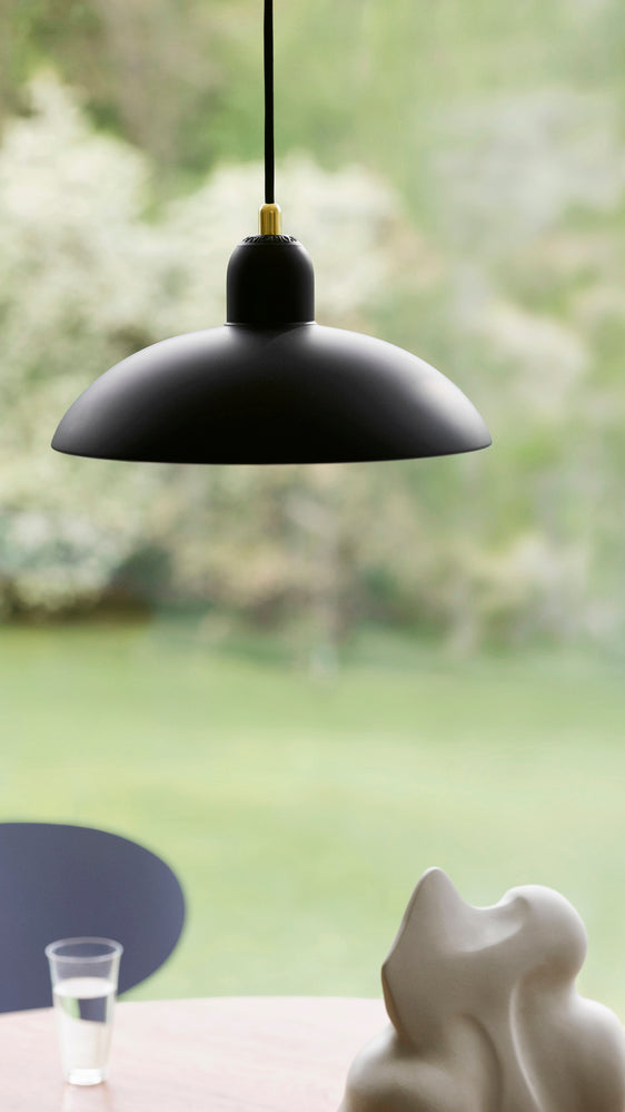 Fritz Hansen - Kaiser Idell Pendel 6631-P Matt Svart -