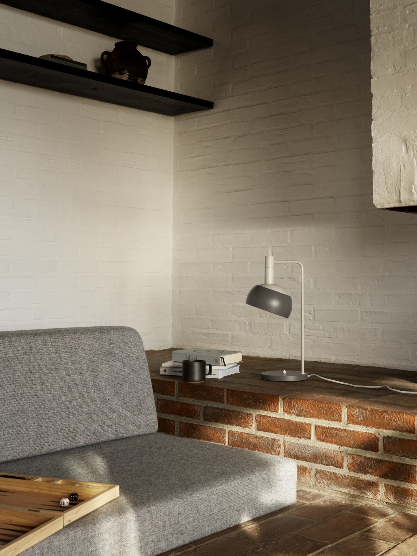 Louis Poulsen FJ Elements Bordlampe – Original Grey Ø175