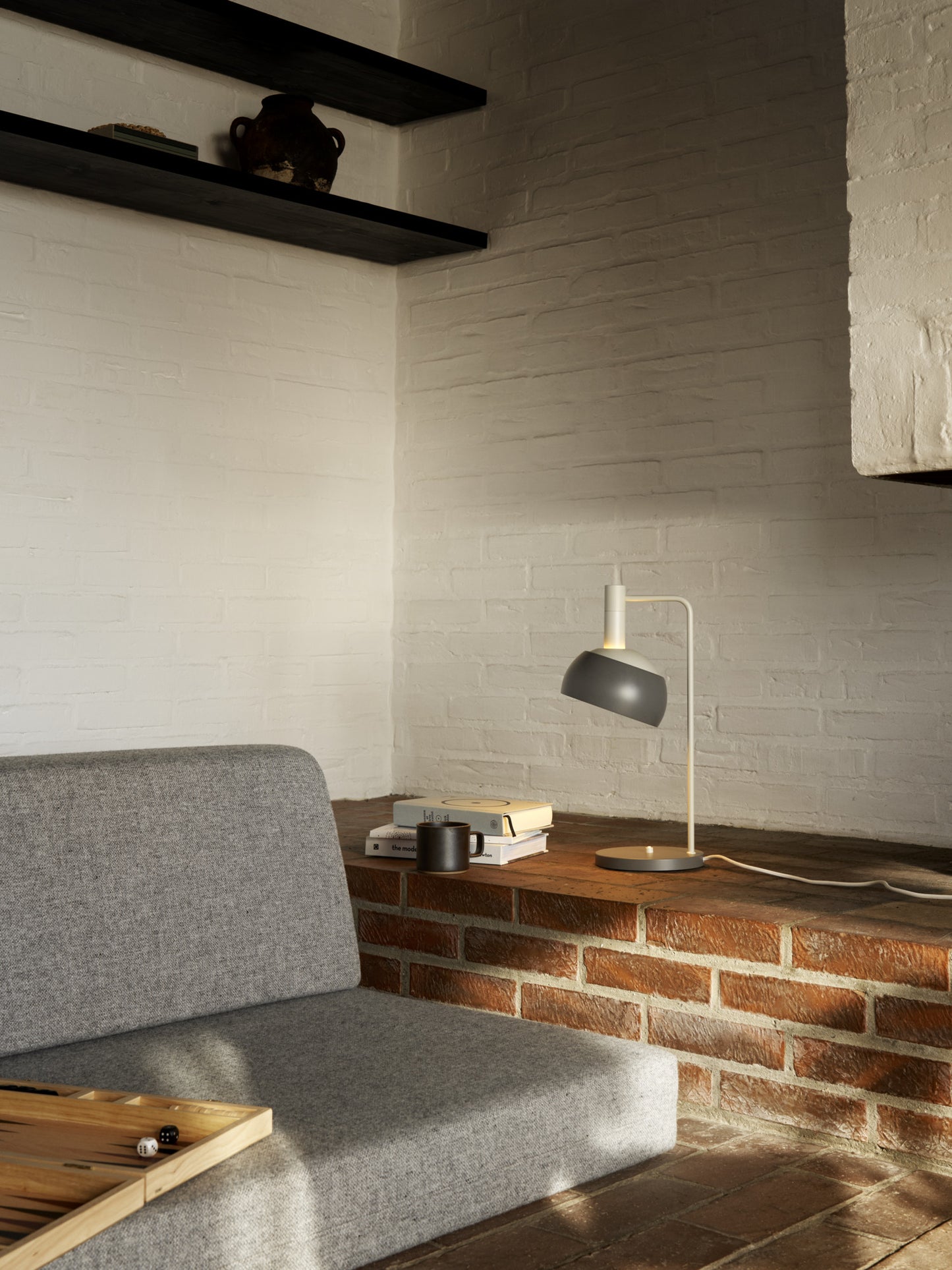 Louis Poulsen FJ Elements Bordlampe – Original Grey Ø175
