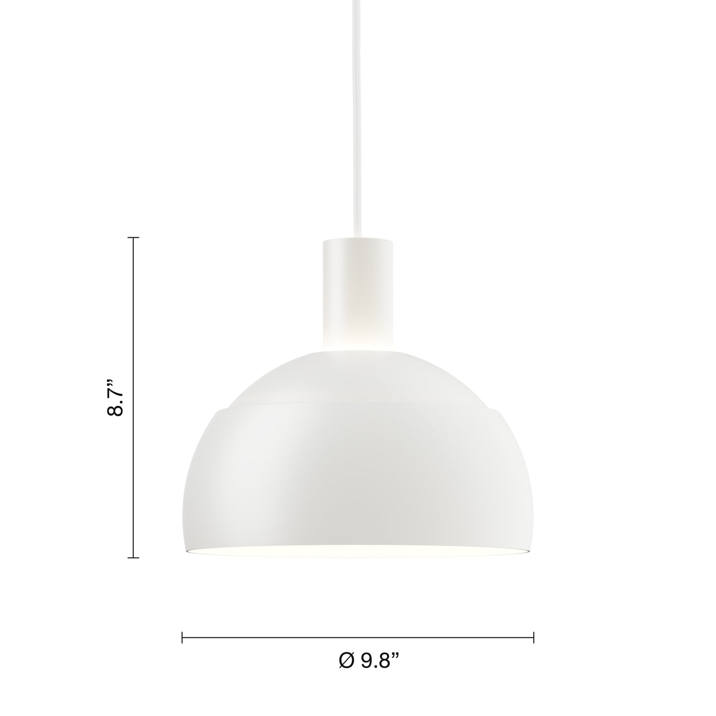 Louis Poulsen FJ Elements Pendel – White Ø250
