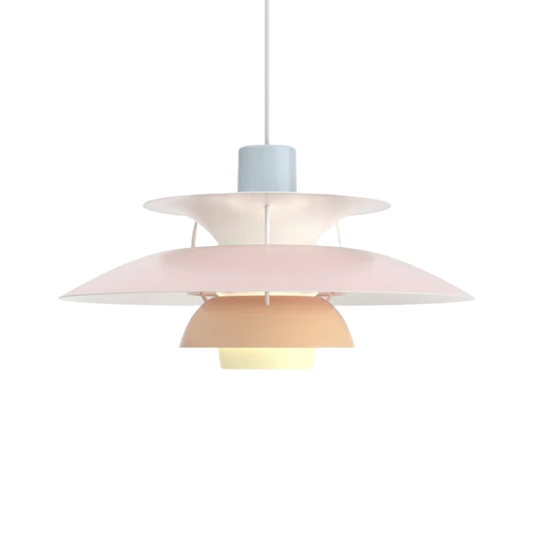 Louis Poulsen PH 5 pendel Pastels - Blue rose peach