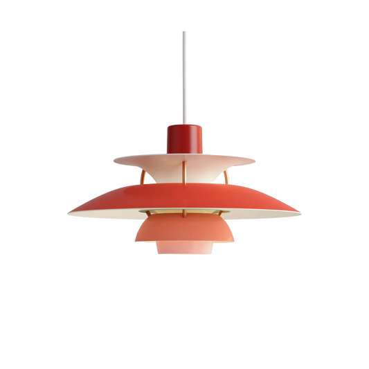 Louis Poulsen PH 5 Mini Pendel - Nuancer af Rød