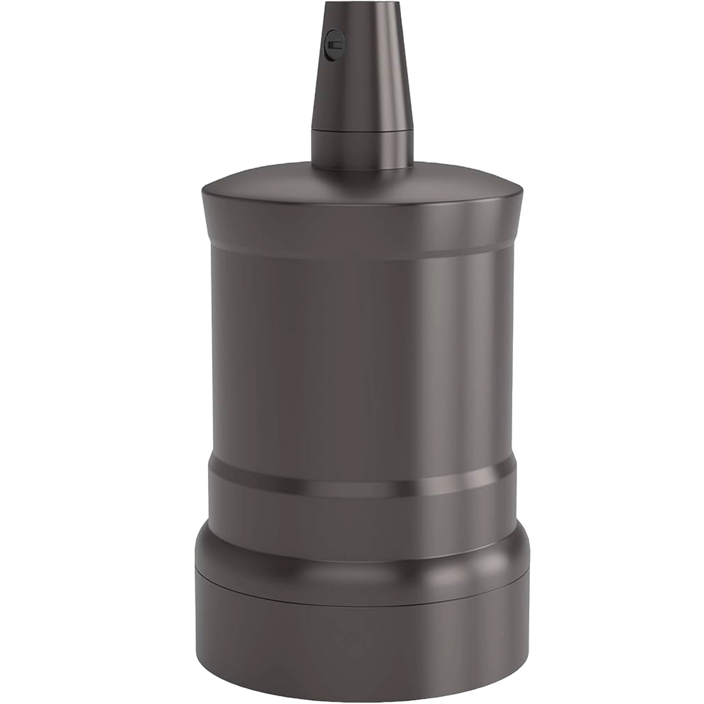 Calex holder e27 alu mat pearl black