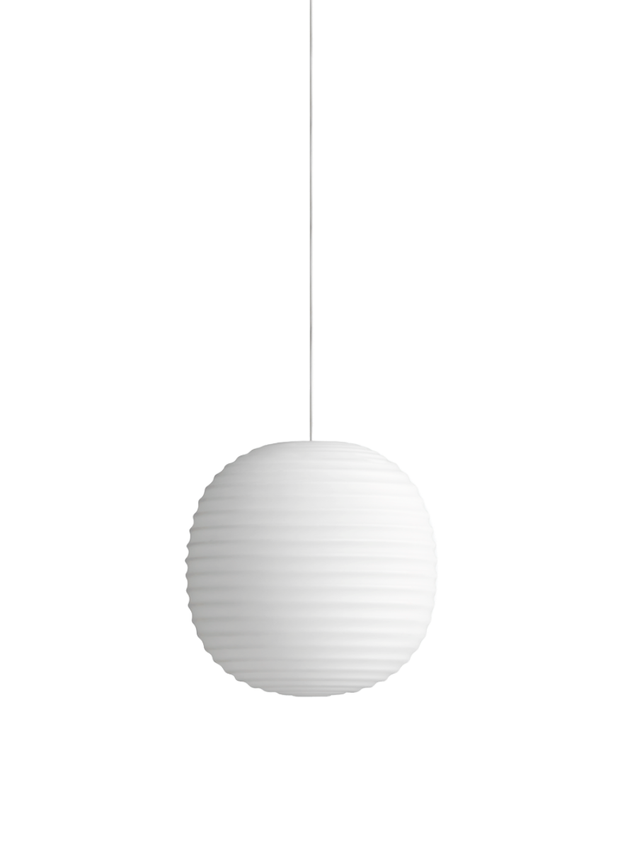 New Works Lantern Pendel Ø20 - Hvid Opal Glass
