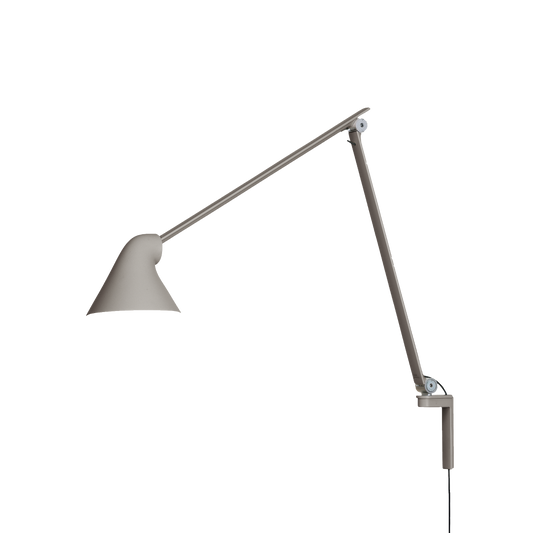 Louis Poulsen - NJP Væglampe Lang Arm - Lys Grå
