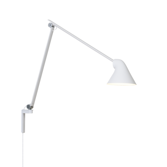Louis Poulsen - NJP Væglampe Lang Arm - Hvid