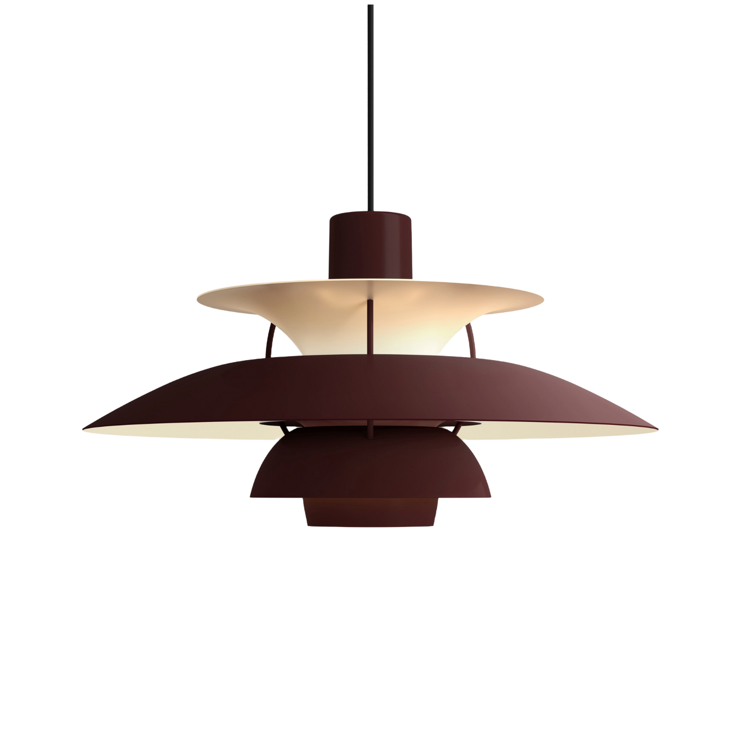 Louis Poulsen PH 5 Monochrome - Burgundy