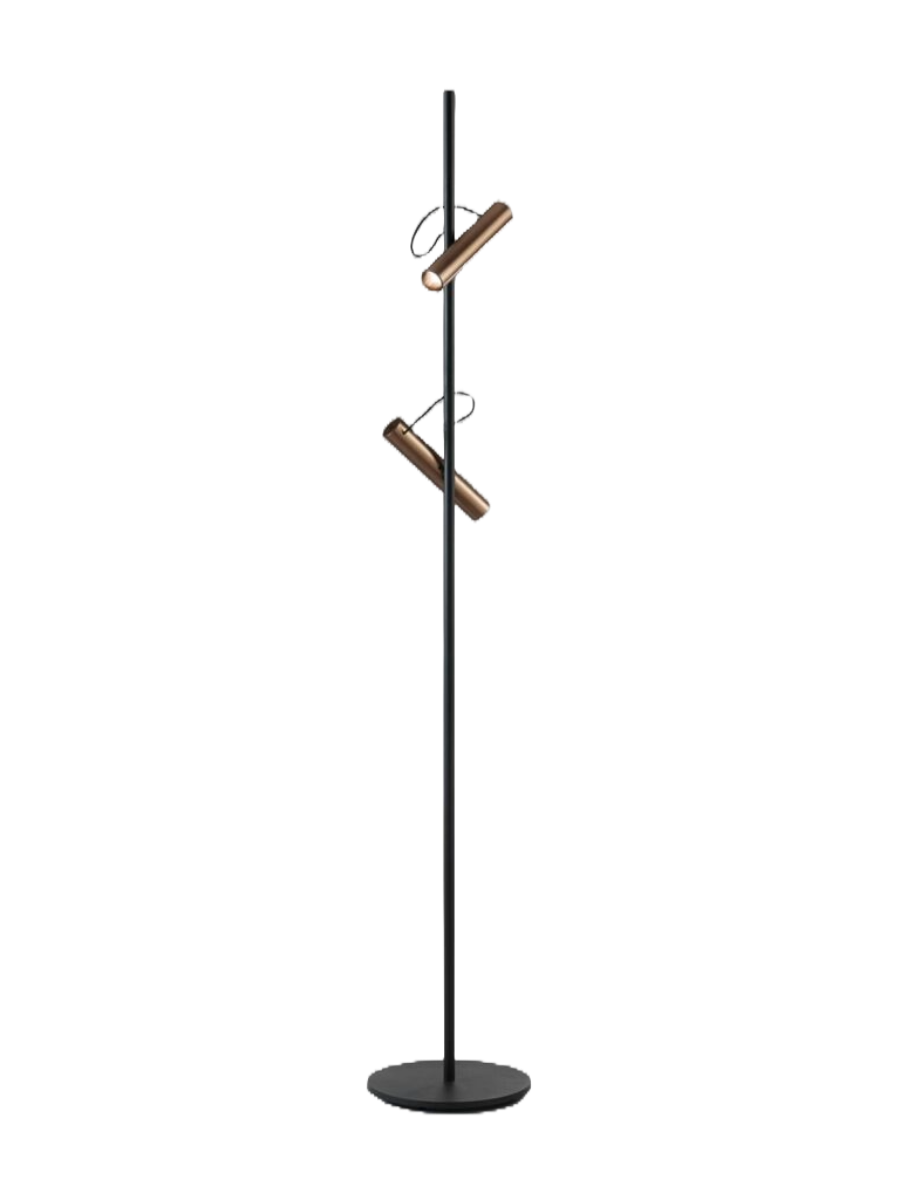 Light Point Spirit F1 LED Gulvlampe - Messing/Sort