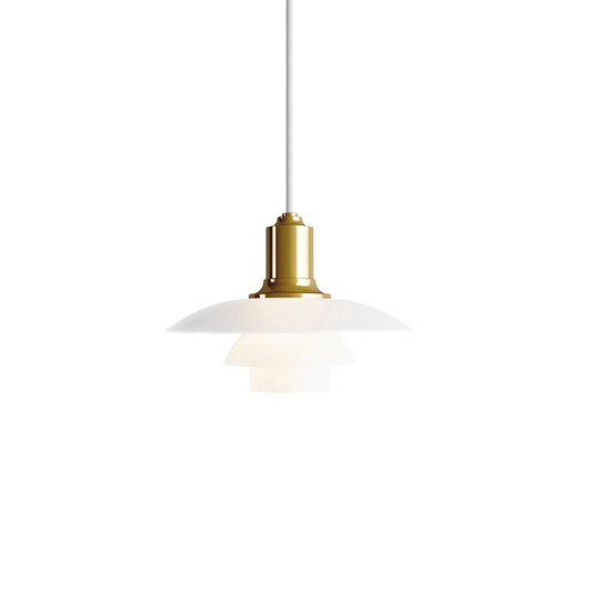 Louis Poulsen PH 2/1 Pendel - Messing Metalliseret