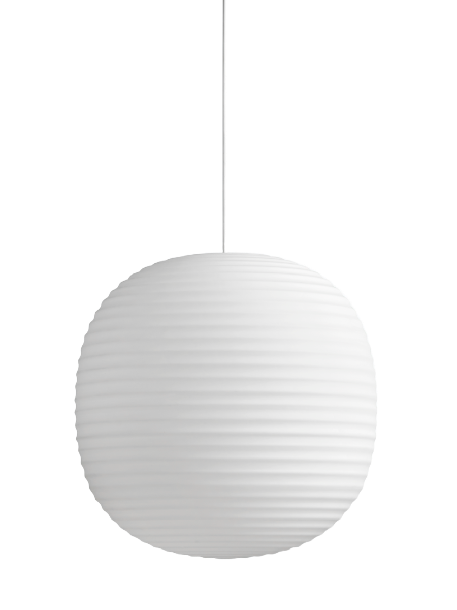 New Works Lantern Pendel Ø40 - Hvid/Opal Glas
