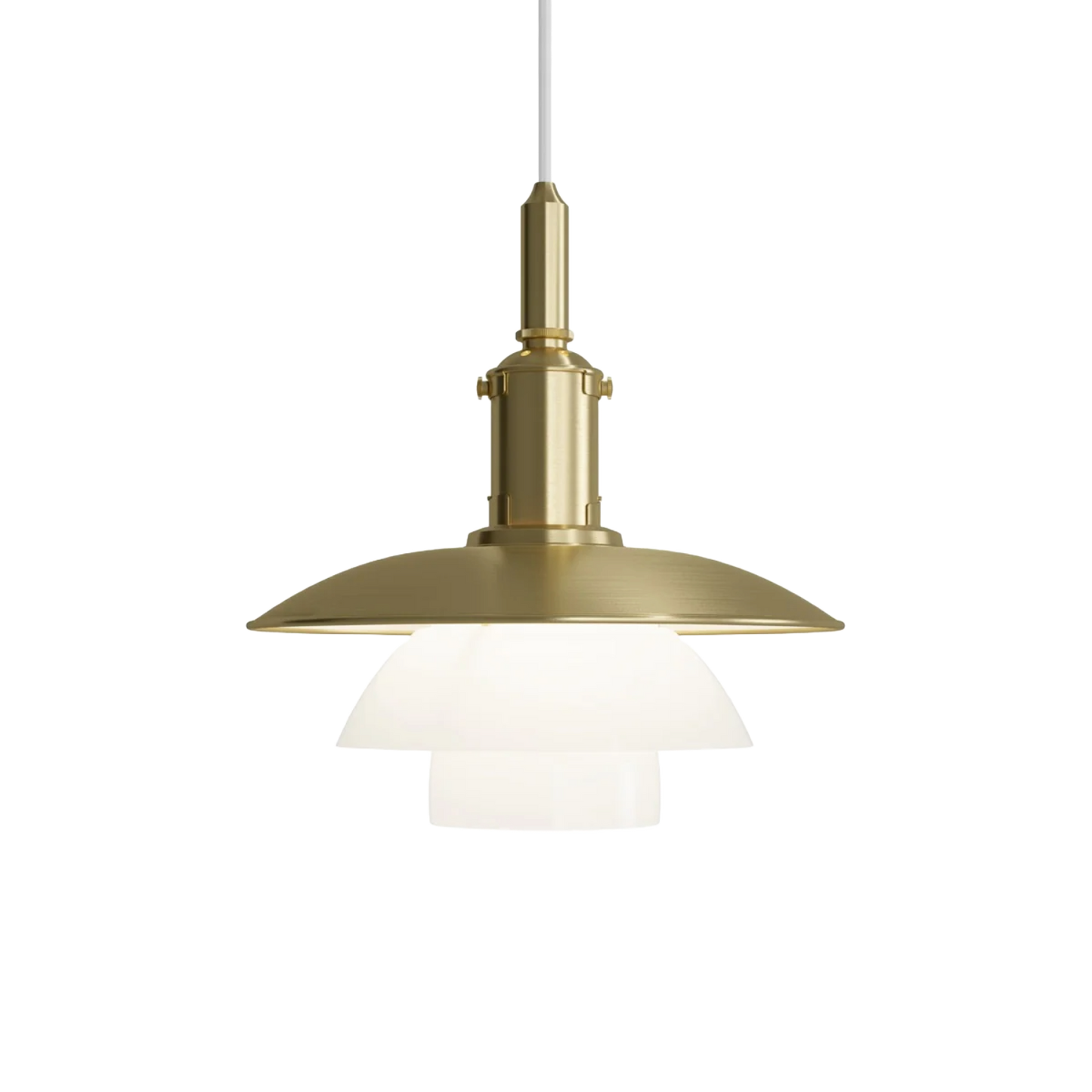 Louis Poulsen - Ph 3/3 hängsmycke - Mässing/glas - BEGRÄNSAD UPPLAGA