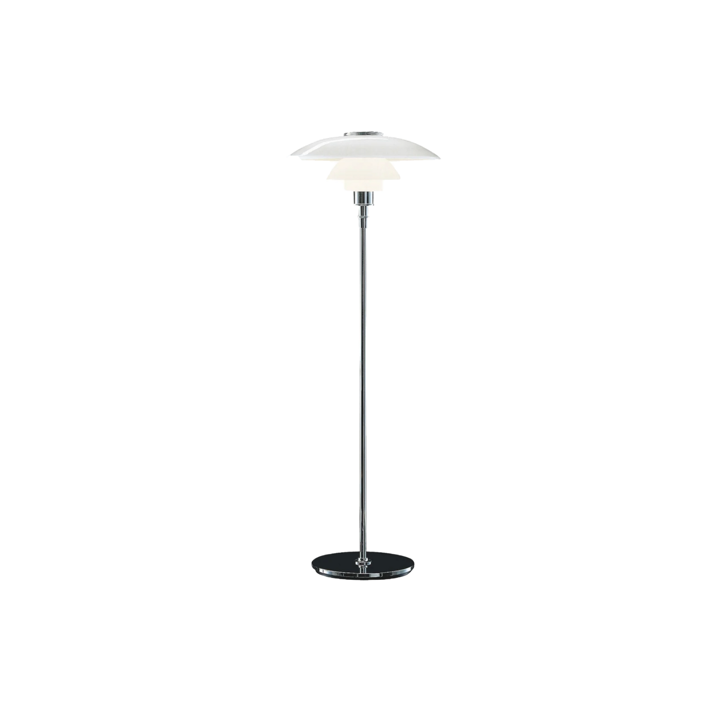 Louis Poulsen - PH 4½-3½ Golvlampa - Högglansförkromad
