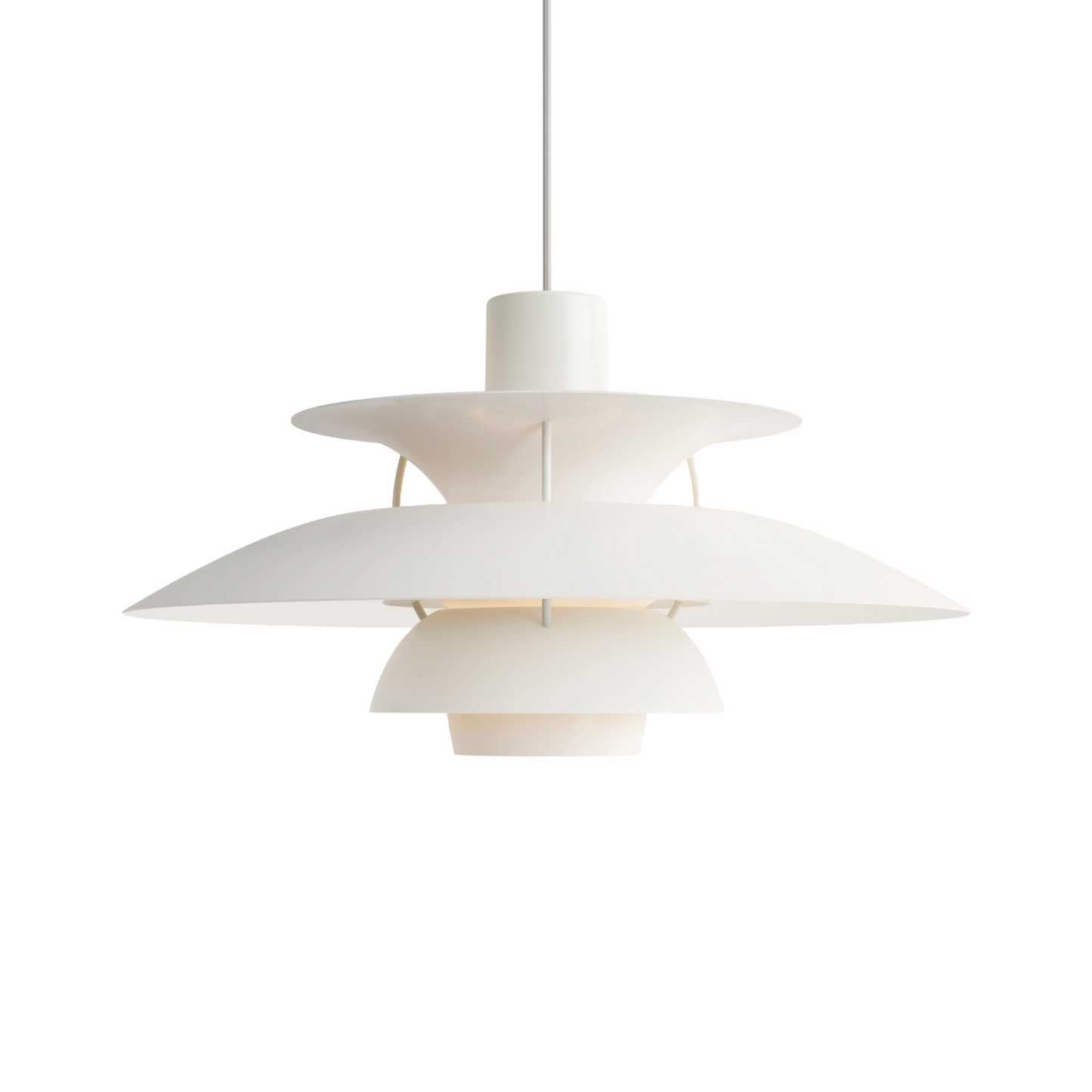 Louis Poulsen - PH 5 Pendel - Monokrom Vit